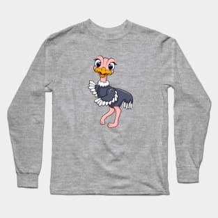 Adorable Ostrich Long Sleeve T-Shirt